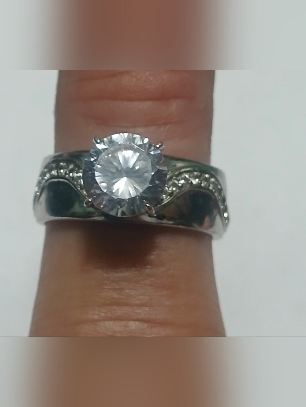 925 Silver And CZ Ring